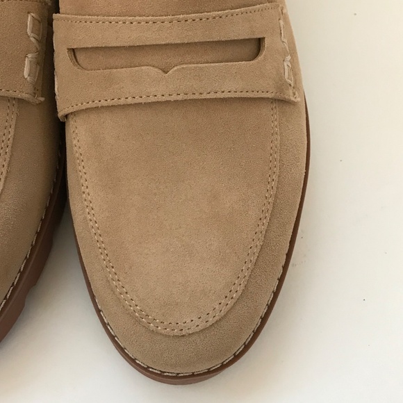 VIONIC Penny Loafer Suede Lug Sole Cheryl ll Sand Women’s Size 9.5 New in Box - Picture 5 of 16
